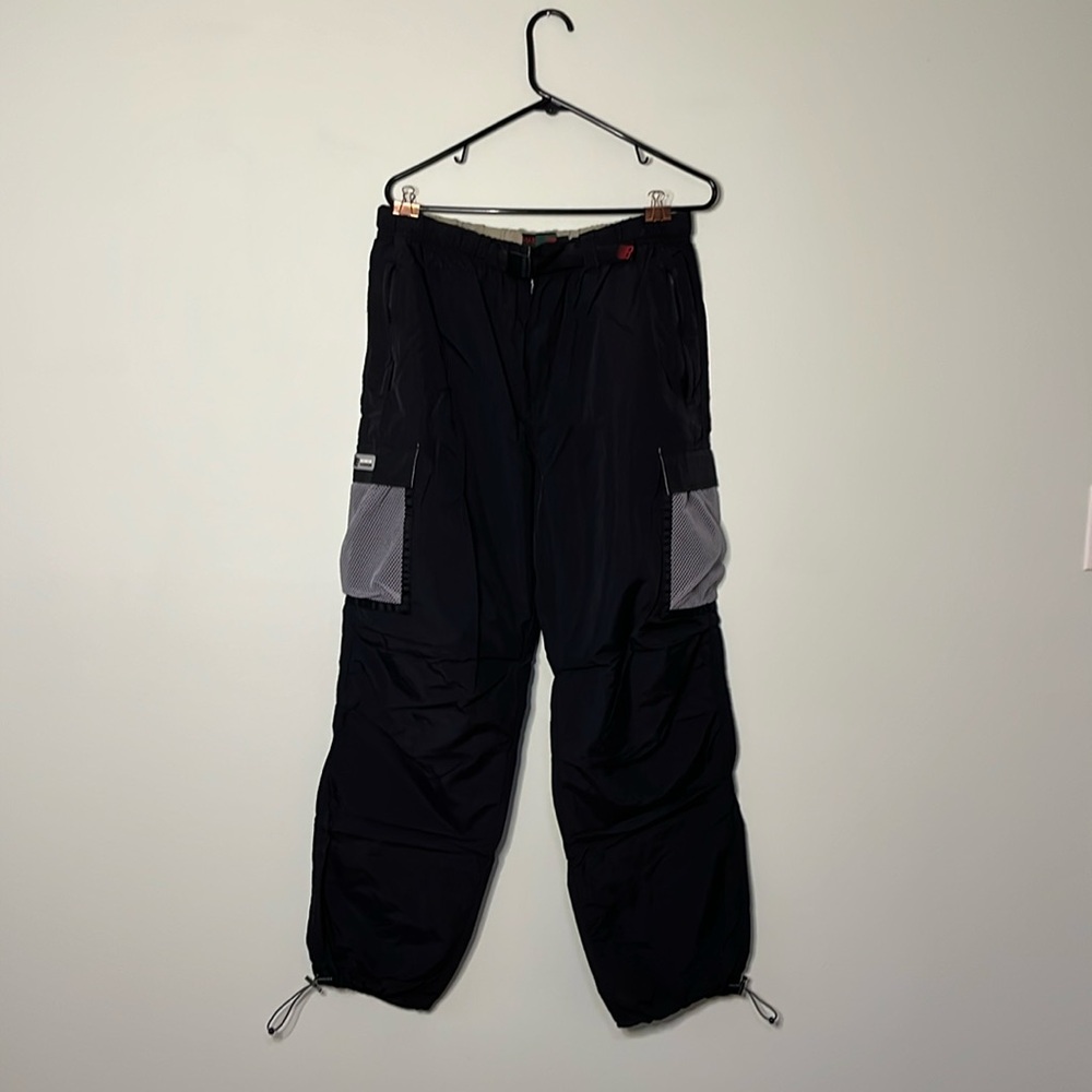 Bronze 56K - Mesh Cargo Pants Black - L/34